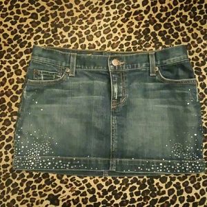 SALE! Rhinestone Denim Skirt NWOT